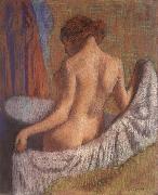 Edgar Degas After the Bath,woman witl a towel oil painting reproduction